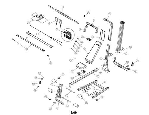 Bowflex 3000 piece - pr, 53-piece