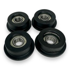 4 PACK Trolley Seat Rail Wheel