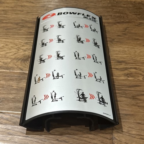 Bowflex blaze exercise placard - blaze,