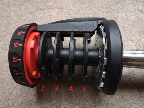 Bowflex selecttech 1090 disc - bowflex,
